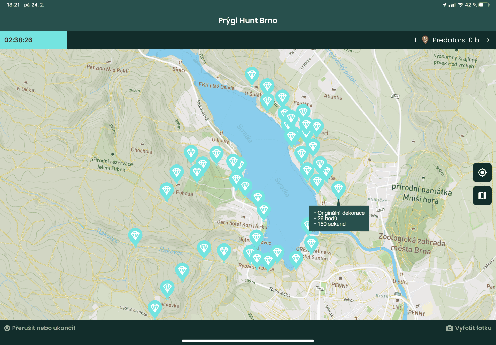 Prýgl Hunt Brno — fotka
