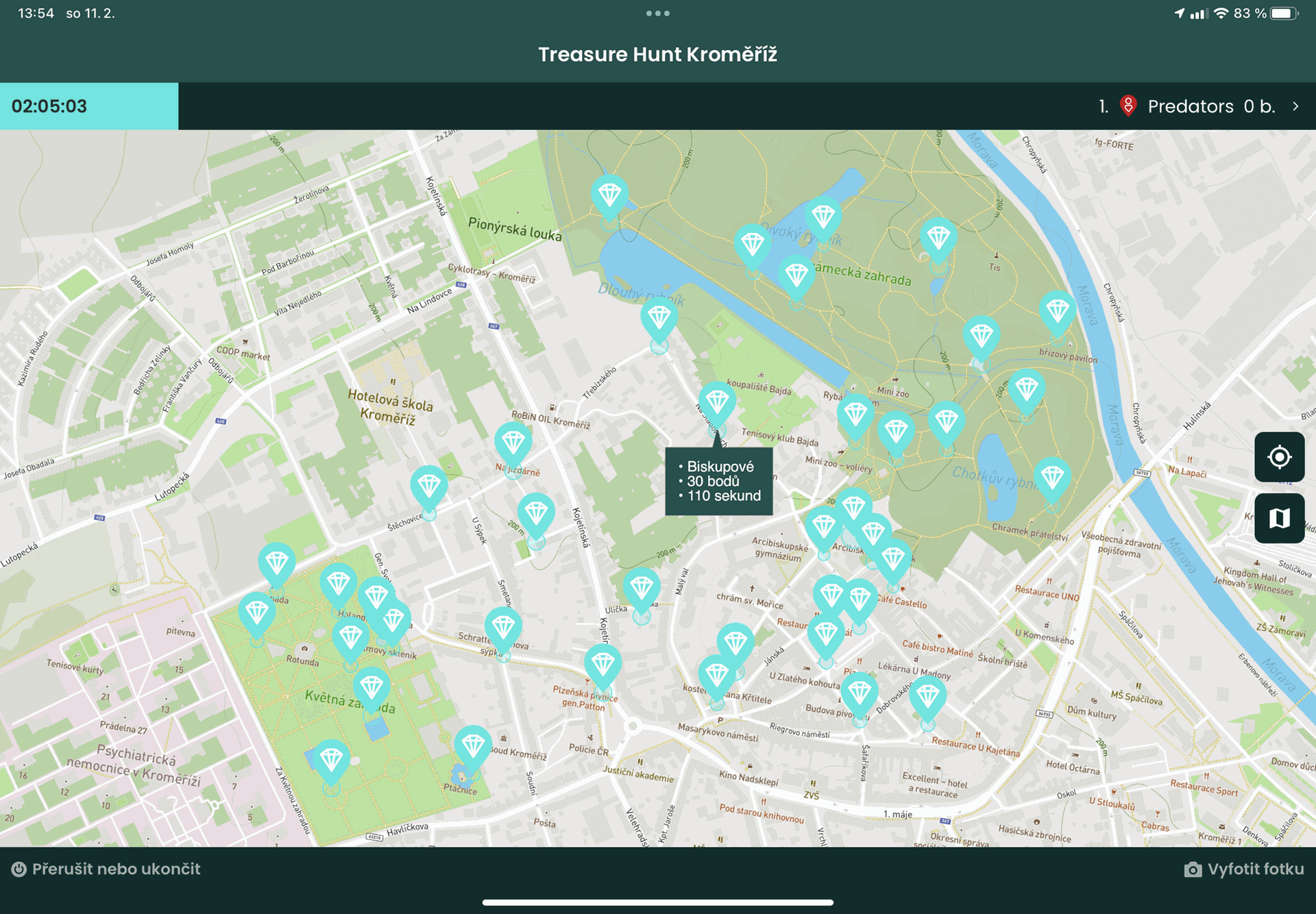 Treasure Hunt Kroměříž — fotka